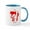 White/Blue Inside, variant on CafePress - For Fox Sake Mugs - 11 oz Ceramic Mug - Novelty Coffee Tea Cup