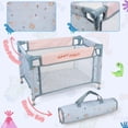 thumbnail image 4 of Set de muñecas DeAo KB85802 con cochecito, cuna y accesorios, 4 of 7