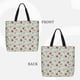 thumbnail image 2 of Fotbe Funny Cat White Bolsa Tote con Estampado para Mujer, Bolsos con Cremallera, Bolsa de Hombro Casual de Gran Capacidad con Bolsillos Internos, 2 of 7