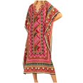 thumbnail image 1 of Vestido de Manga Corta para las Mujeres, Suelto Casual Vestido de Impresión con Cuello en V con Diseño de Ilustración de Solapa para el Uso Diario de Primavera Verano, Faldas Cortas para las Mujeres, 1 of 3