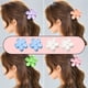 thumbnail image 5 of 4 pinzas para el pelo de flores grandes, pinzas para garras con pétalos de margaritas grandes, pasadores florales mate, color mixto 4, 5 of 5