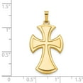 thumbnail image 4 of FB Jewels 14K Yellow Gold Polished Cross Pendant, 4 of 4