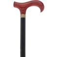 thumbnail image 6 of Derby Comfort Cane with Stained Ash Wood Handle, Black Beechwood Shaft | Derby Handle Walking Cane for Men and Women Sturdy Walking Stick, 6 of 9