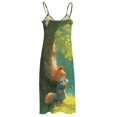thumbnail image 5 of Funny Squirrel Sleeveless Dress for Women Clothing Female Women's Summer Skirt, 5 of 7