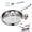 With Lid, variant on Titanium Hammered Frying Pan with Lid, Upgraded Non-stick Without Coating Titaniums Pro Cookware, Scratch-Resistant Durable Frying Pans(No Lid,10.23in/26cm)