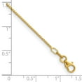 thumbnail image 2 of 14k Solid Yellow Gold 0.9mm Box Chain Necklace 16 Inch Chain Necklace for Women and Men - 2.8 Grams, 2 of 2