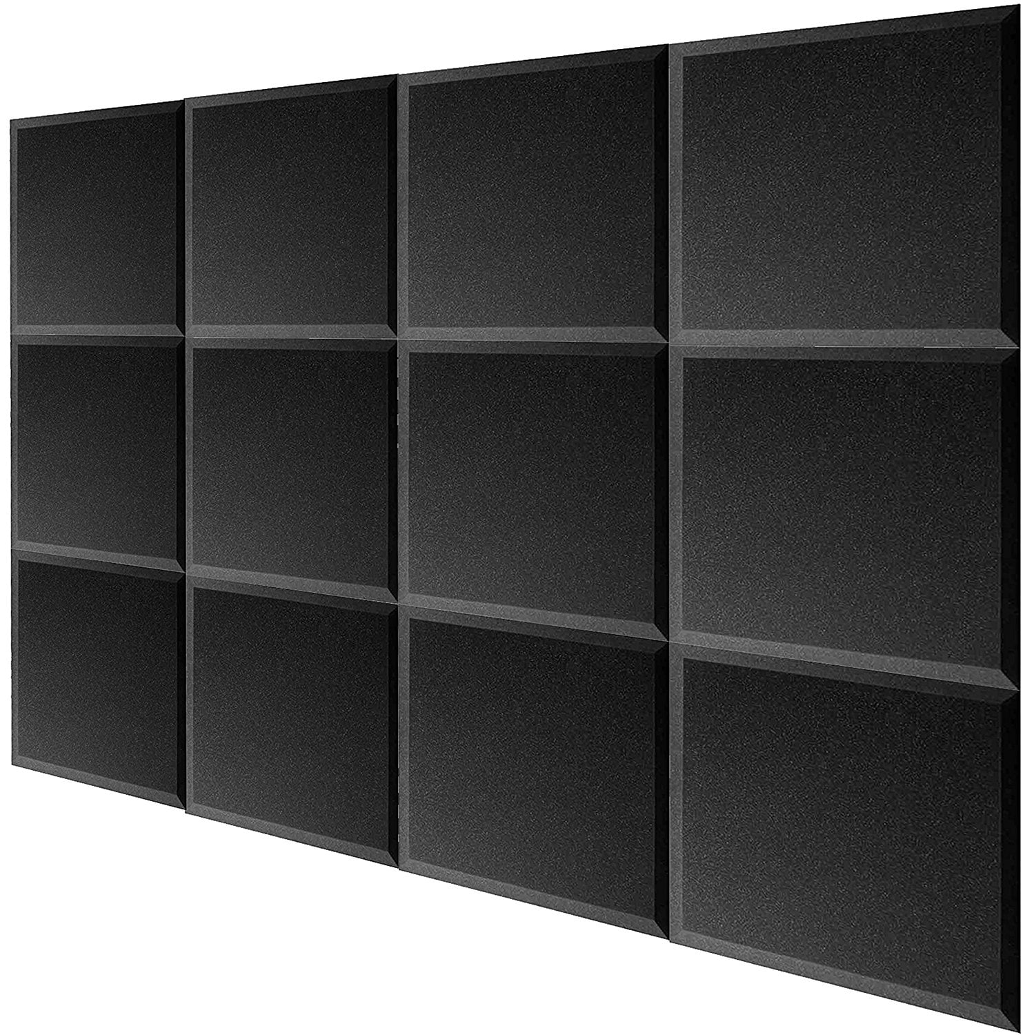 12 Pack Acoustic Foam Studio Soundproofing Tiles Hexagon Bevel 12 Pack Acoustic Foam Studio Soundproofing Tiles Hexagon Bevel 6 X 1 By Mybecca Ship From Us Com
