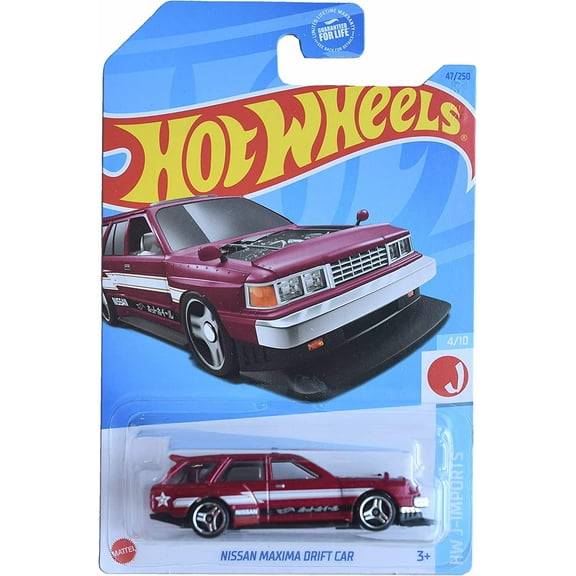 Hot Wheels Nissan Maxima Drift Car Red HW J-Imports 4/10 47/250