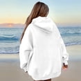 thumbnail image 4 of JGNGSHN Women's Hoodies Drawstring Long Sleeved Sweatshirts Cute Sweater with Pockets Casual Fahsion Pullover, 4 of 6