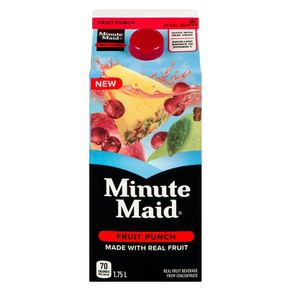 Punch aux fruits Minute Maid, carton de 1,75 L 1.75 x L