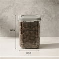 thumbnail image 3 of Bigersell Food Storage Containers with Lids Airtight Stackable Plastic Kitchen and Pantry Organization Storage Dry Food Canisters for Cereal, Dry Food, Flour and Sugar J, 3 of 3