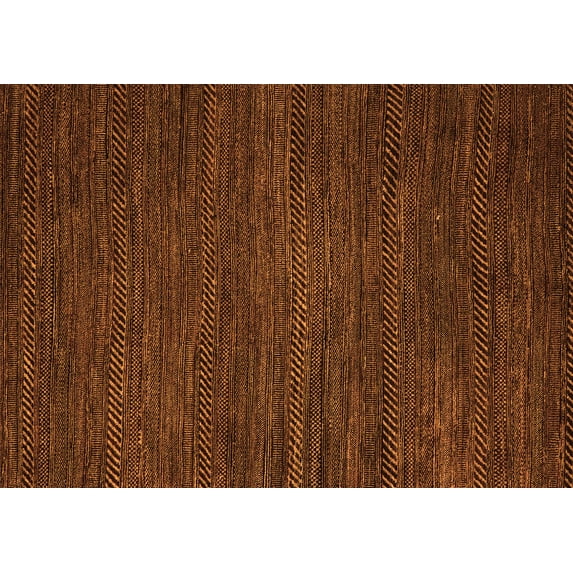 Ahgly Company Indoor Rectangle Abstract Orange Modern Area Rugs, 5' x 7'