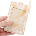 thumbnail image 4 of 1 juego de porta credencial retráctil para tarjeta de identificación, carrete colgante, funda impermeable para tarjeta., 4 of 6