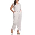 thumbnail image 1 of Ella Rafaella Womens Breezy Chic Jumpsuit, Multicoloured, Plus Size, 2X, 1 of 1