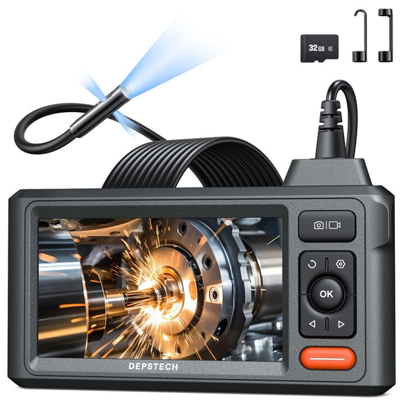 Endoscopio de inspección DEPSTECH DS620 con pantalla de 5" y cable de 5 m