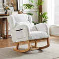 thumbnail image 2 of MAYEERTY 27.2"W Modern Accent High Backrest Living Room Lounge Arm Rocking Chair, Two Side Pocket, 2 of 6
