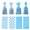 Blue, variant on TETOU 50pcs Candy Treat Bags Plastic Cellophane Bags Goodie Bag with Twist Ties for Snack Packing Party Favor Supplies