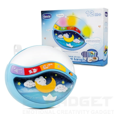 Play Baby Toys Magic Sleep Through The Night Soother Baby Crib Clip In Night Lamp With Multiple Melodies To Put Your Baby To Sleep, In