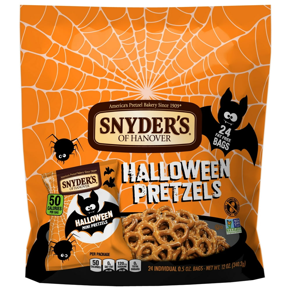 Snyder's of Hanover Mini Pretzels, Halloween TrickorTreat Snack Sack