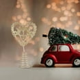 thumbnail image 5 of 2 unids Navidad en forma de corazón Topper Hierro Arte Arte de Navidad Top Decoración, 5 of 5