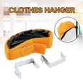 thumbnail image 3 of 1/5 PCS Adjustable Cap Bag Door Rack Punch-free Storage Lightweight Strong Jacket Pants Casual Pants  Black 1PCS Color Box, 3 of 4