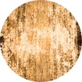 thumbnail image 1 of Ahgly Company Indoor Round Oriental Orange Industrial Area Rugs, 3' Round, 1 of 4