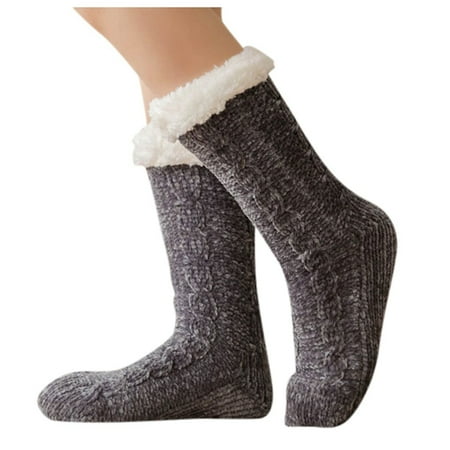 

Yubnlvae Socks Women Socks Winter Cotton Socks Socks Anti slip Floor Thicker Solid Carpet Socks