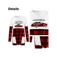 thumbnail image 3 of Gvmfive Women Christmas Round Neck Dress Long Sleeve Letter Pritned Tops Blouse with Pocket, 3 of 4