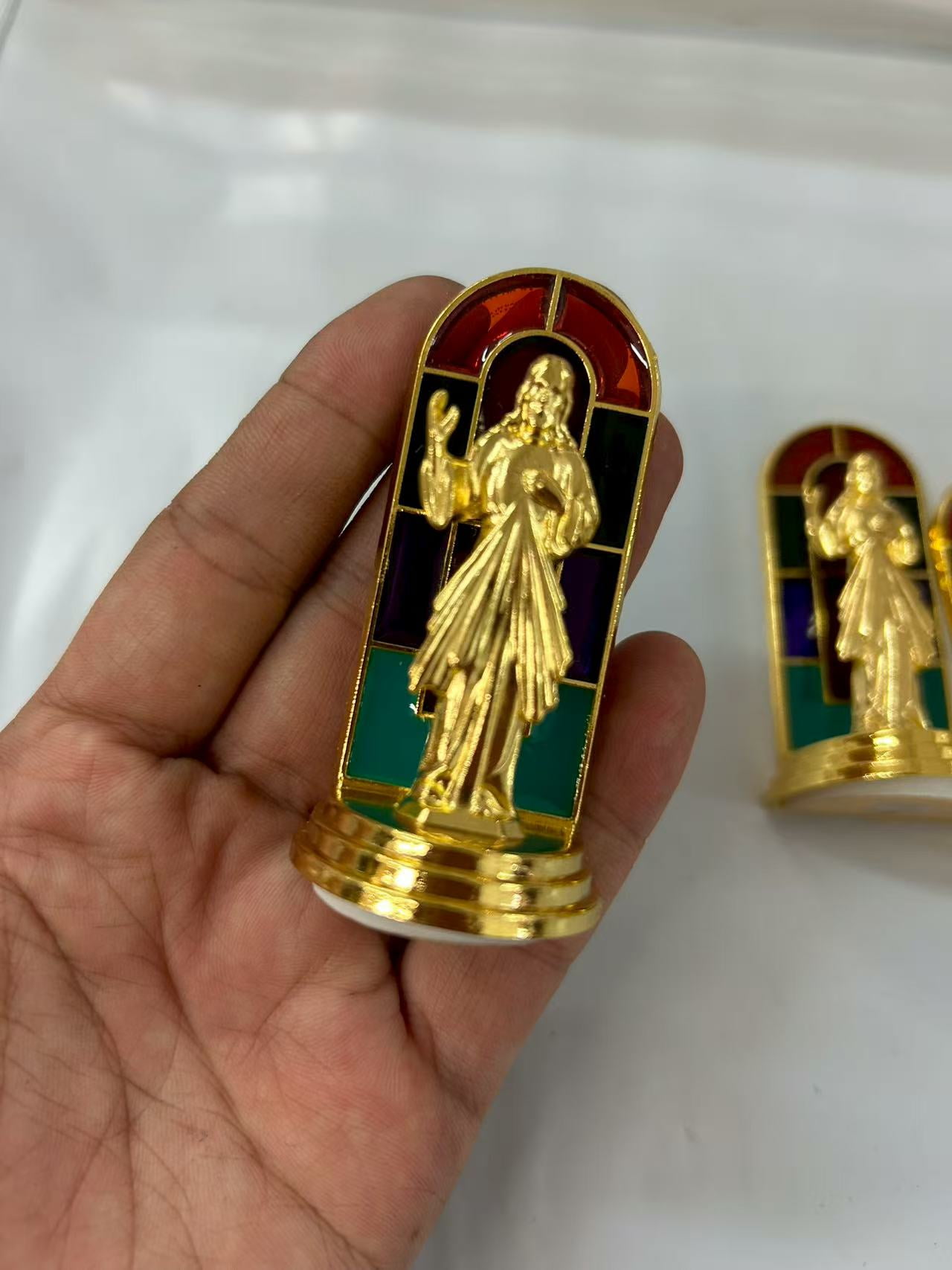 Set of 12 -2.5" St Jude San Judas Tadeo ,mini Figurine Statue baptism favor