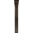 thumbnail image 3 of Ekena Millwork 2"W x 16"D x 16"H Legacy Steel Bracket, Hammered Brown, 3 of 13