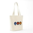 thumbnail image 7 of CafePress - Peace Love Basketball Tote Bag - Unisex Canvas Tote Bag, Beige, 1-Piece, 7 of 7