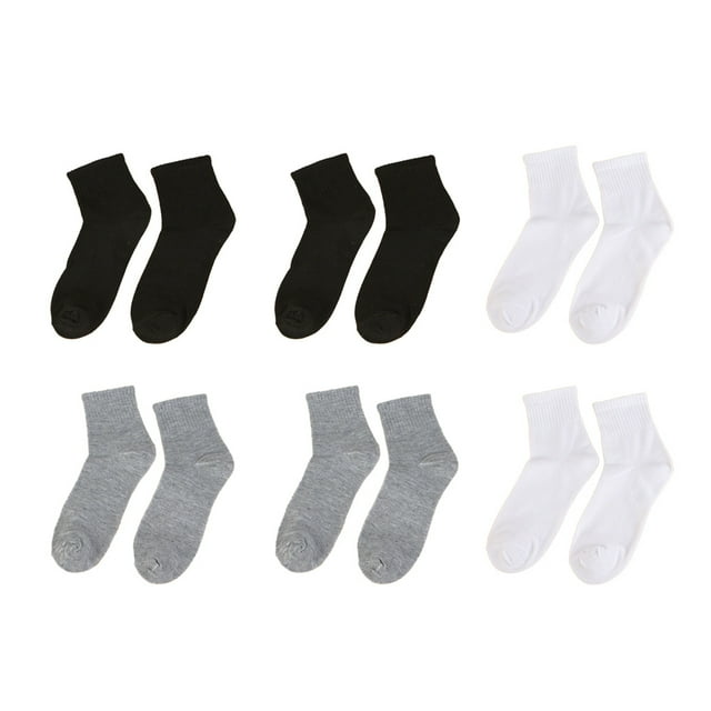 Calcetines deportivos de corte bajo para correr, para hombre y mujer (6 pares)