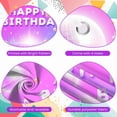 thumbnail image 4 of Disco Theme Banner Glittery Design Birthday Party Display Pink Purple Color Star Pattern Celebration Backdrop for Birthday Celebration Disco Party Photo Shoot, 4 of 9