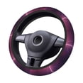 thumbnail image 4 of Daiia Steering Wheel Covers Thunderstorm Violet Purple Elastic Skidproof Steering Wheel Protective Cover Case Steering Wheel Protector Comfortable Protective Case For Suv Sedan Decor, 4 of 8