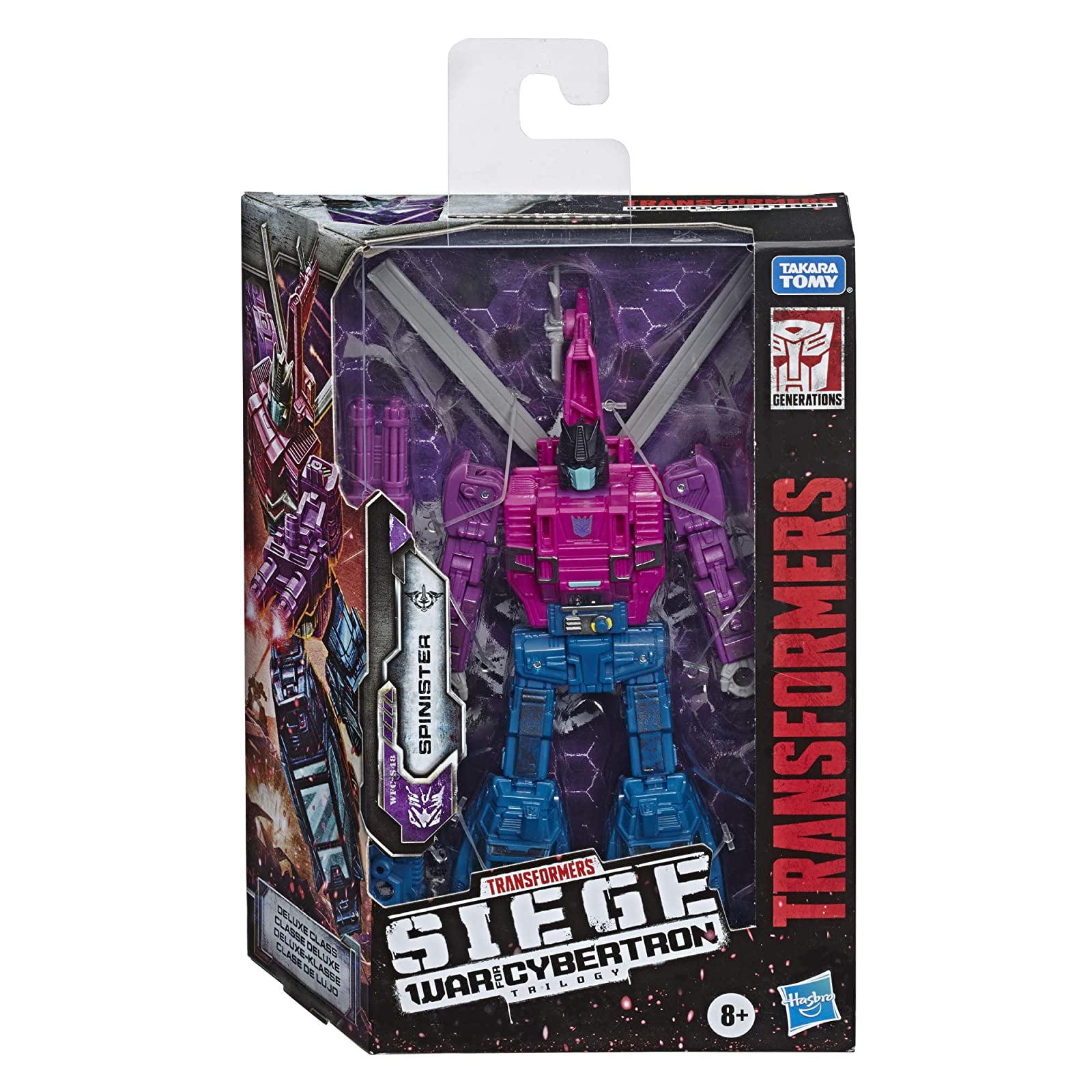 TAKARA TOMY HASBRO WFC SIEGE DELUXE SPINISTER Transformers Action figure