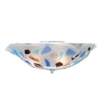 thumbnail image 5 of Meyda Tiffany 120076 18" W Organic Slumped Fused Glass Flush Mount Ceiling Fixture -, 5 of 5