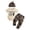 Beige, variant on gdxvjhbj Baby Boy Outfit Baby Boy Clothes Letters Embroidered Baby Sweatshirt Romper Waffle Pants Set Infant Boy Fall Winter Outfits 0 3 6 9 12 18 24 Months (Beige,6-12 Months)