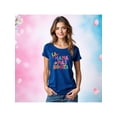 thumbnail image 1 of Playera La Mamá Más Bonita con Estilo Acuarela – Diseño Dulce y Femenino Color Azul Talla Grande Marca Emil SaEs, 1 of 4