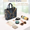 thumbnail image 5 of FORMRS Womens Corduroy Tote Bag Crossbody Shoulder Handbag with Pocket, Elegant Geometric Pattern, 5 of 7