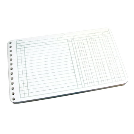 Wilson Jones Account Book - Wilson Jones Ring Ledger Sheet, 5