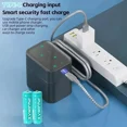 thumbnail image 2 of PUJIMAX 1.5V 3400mWh Rechargeable Lithium Batteries AA 8-Pack with Fast Charger, 2 of 7