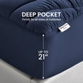 thumbnail image 3 of Cubrecolchón SLEEP ZONE Cooling Queen con bolsillo profundo de 20 cm, 3 of 6