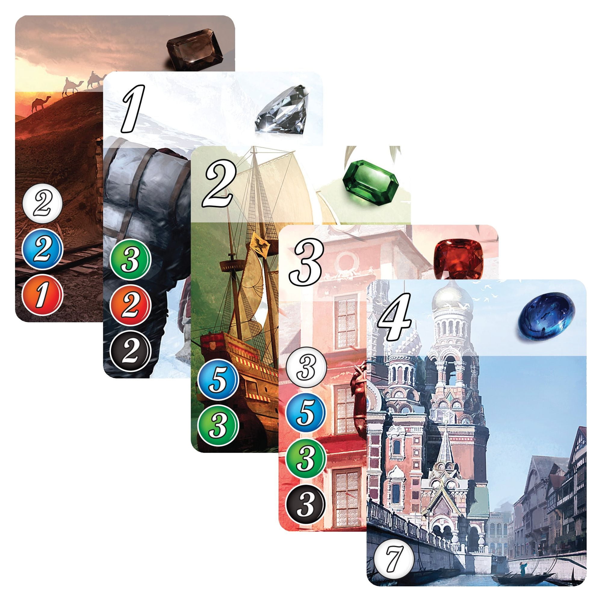 Splendor Strategy Board Game for Ages 10 and up, from Asmodee 