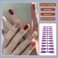 thumbnail image 4 of Uñas postizas largas cortas Minnieouse Manicura de Uñas Púrpura claro, 4 of 5