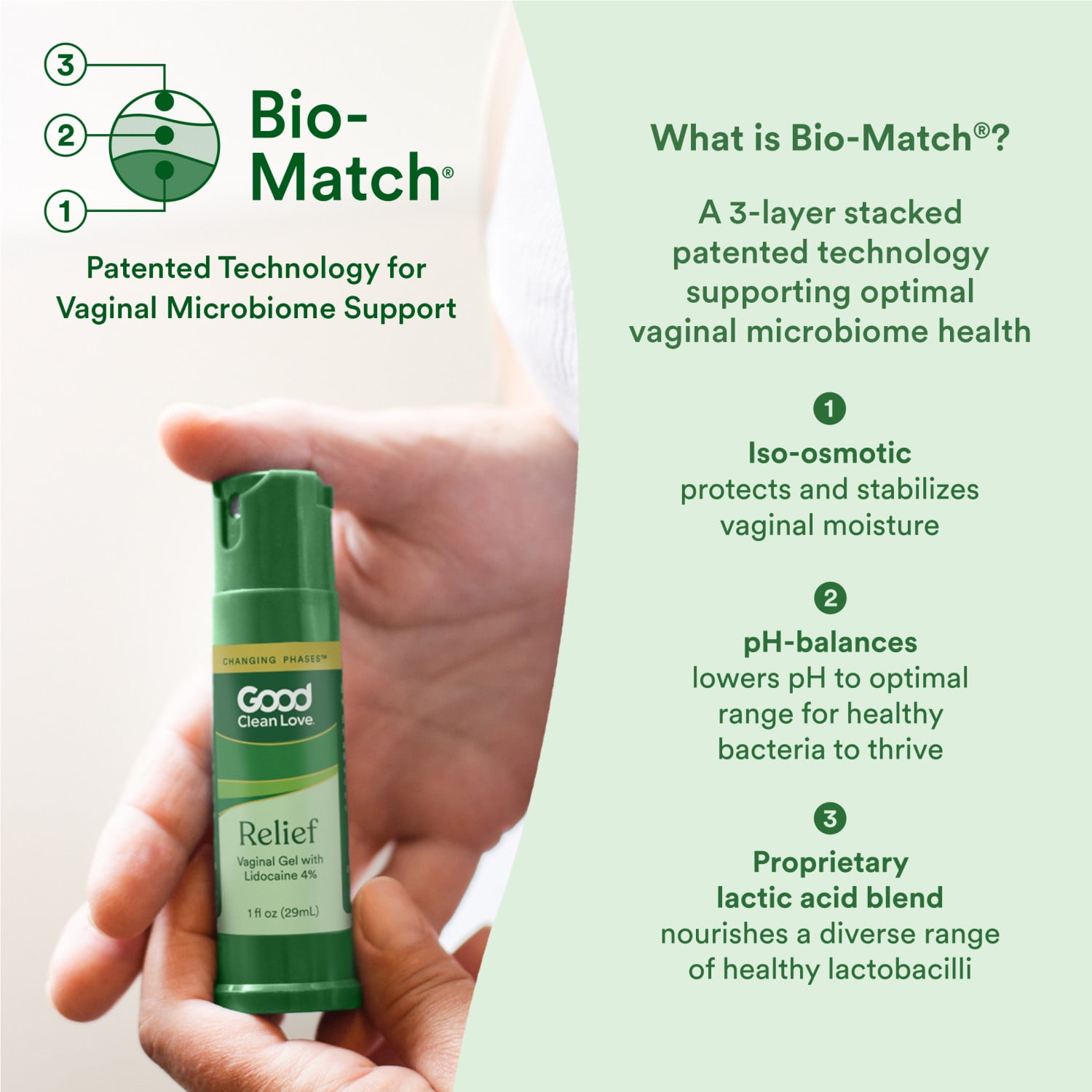 Good Clean Love® Relief Vaginal Gel with Lidocaine, Fast-Acting Itch & Pain Relief