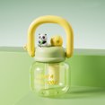 thumbnail image 1 of Botella de agua deportiva de 800 ml con pajita y asa, botella portátil para beber té, vaso de agua de viaje para actividades al aire libre, 1 of 9