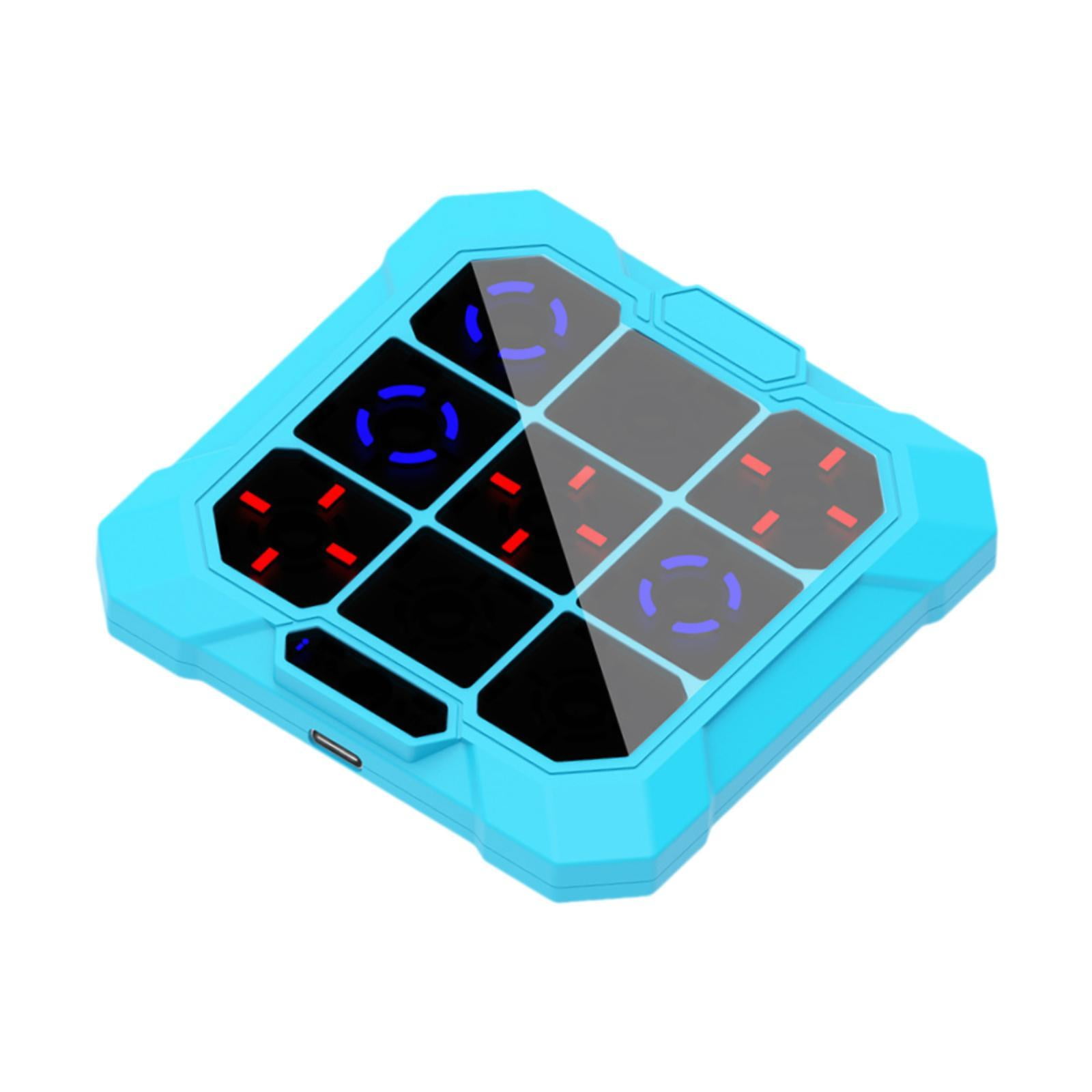 JWQFBC Toe Bolt Game Electronic Gift Road Trips Compact Portable Travel Handheld Puzzle Blue