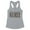 Heather Grey, variant on Advanced Pediatric Nurse Leopard Print Tank Top Fitted Racerback Women's Large White