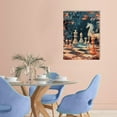 thumbnail image 2 of Creowell Chess Board Deer Horse Canvas Wall Art Home Decor 12x16 12x16in, 2 of 5
