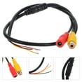 thumbnail image 3 of Automotive Rear View Camera Cable With Rca+Dc Head 3-Pin Camera Wire For Bus Tail Line Waterproof Connectors For Car Stereo Systems, 3 of 9